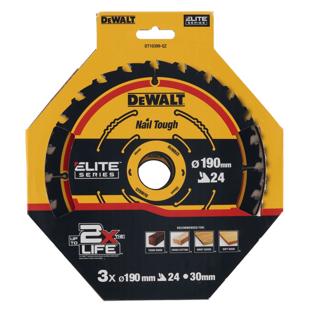 Lame de scie à onglet 184 x 16 x 60T - DT10399-QZ - DEWALT