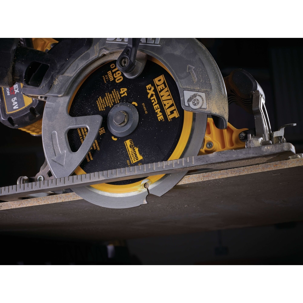 Lame de scie circulaire portative denture diamant 190 x 30 mm 4 dents - DT1472-QZ - DEWALT
