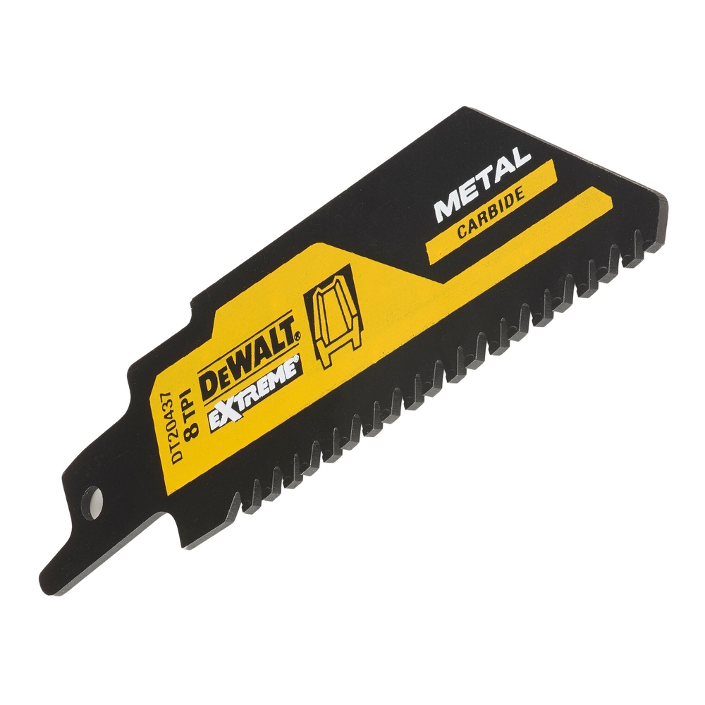 Lame de scie sabre carbure 102 mm pour le métal / 8TPI - DT20437-QZ - DEWALT