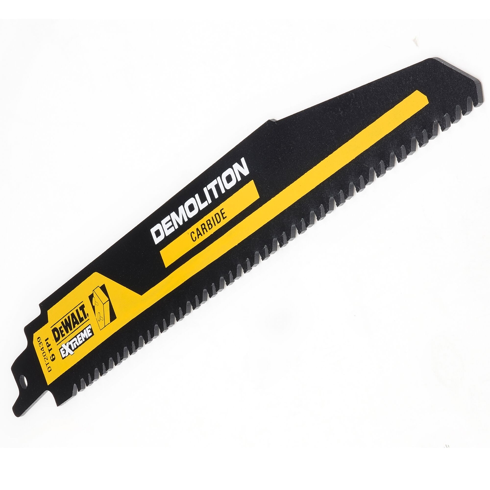 Lame de scie sabre carbure 230 mm pour le bois avec clous / 6TPI - DT20439-QZ - DEWALT