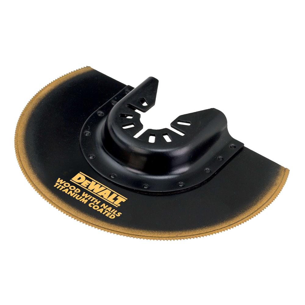 Lame Ø100 mm titanium semi circulaire moyeu déporté pour multi-cutter - DT20711-QZ - DEWALT