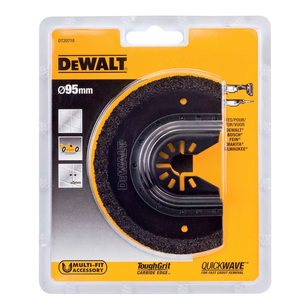 Lame Ø95 mm rapide pour déjointer (largeur 5 mm) pour multi-cutter - DT20718-QZ - DEWALT