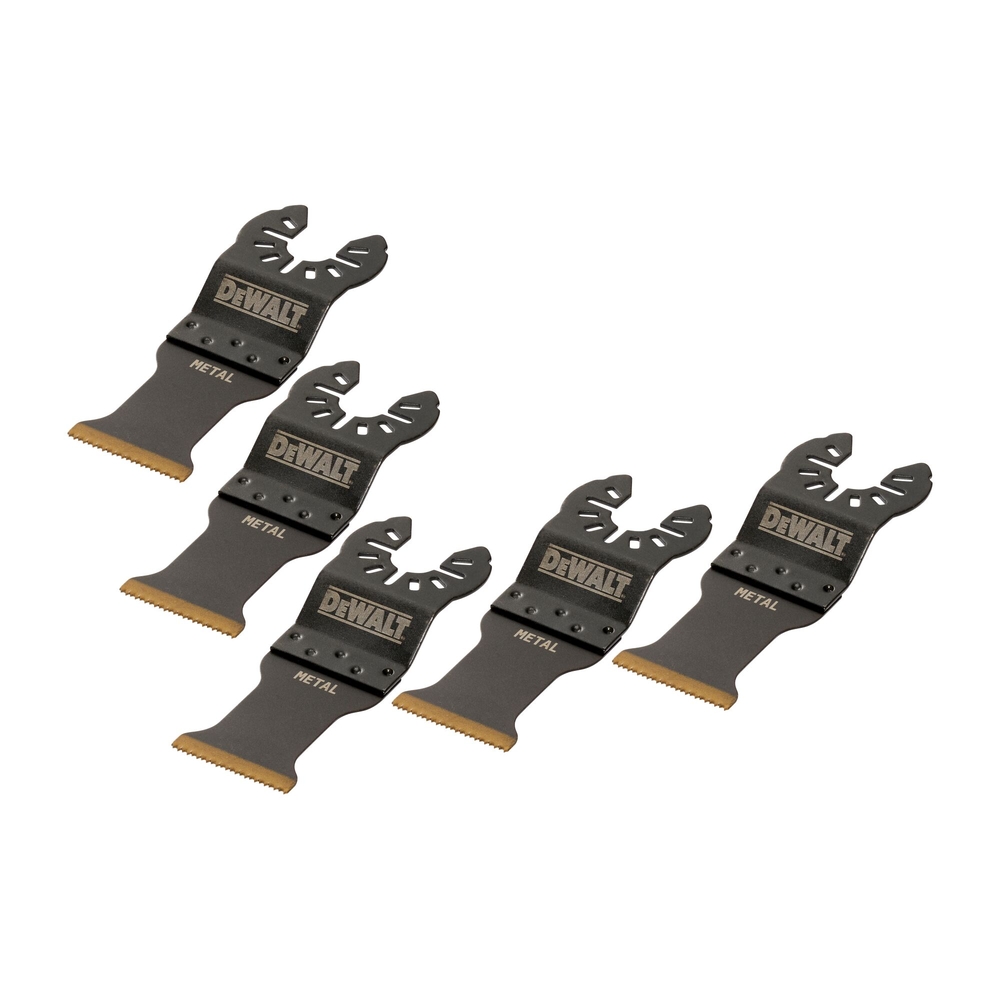 Jeu de 5 lames 30 x 43 mm multi-cutter pour découpe de métal - DT20727-QZ - DEWALT