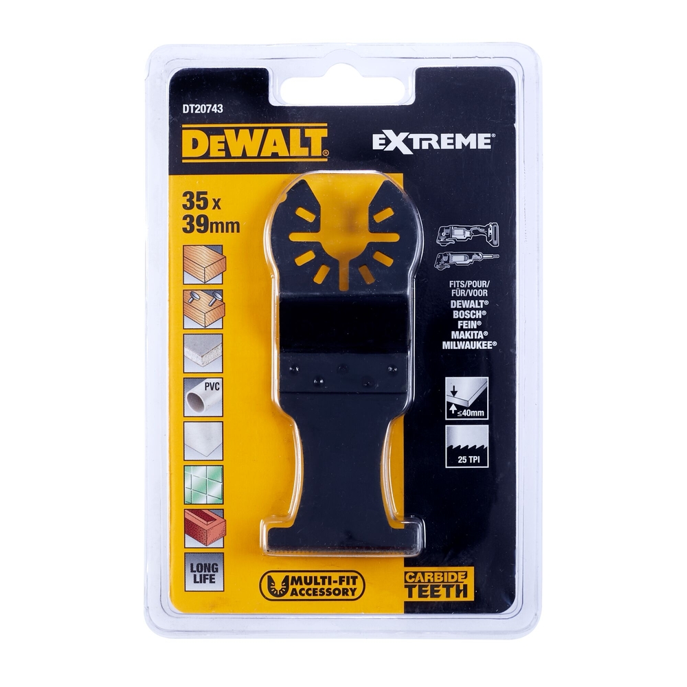 Lame carbure 35 mm pour multi-cutter - DT20743-QZ - DEWALT