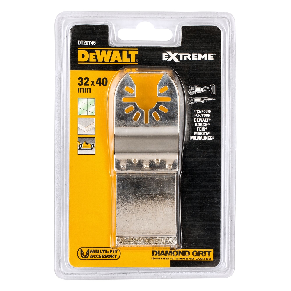 Lame diamant pour multi-cutter - idéale pour coupe à ras - DT20746-QZ - DEWALT