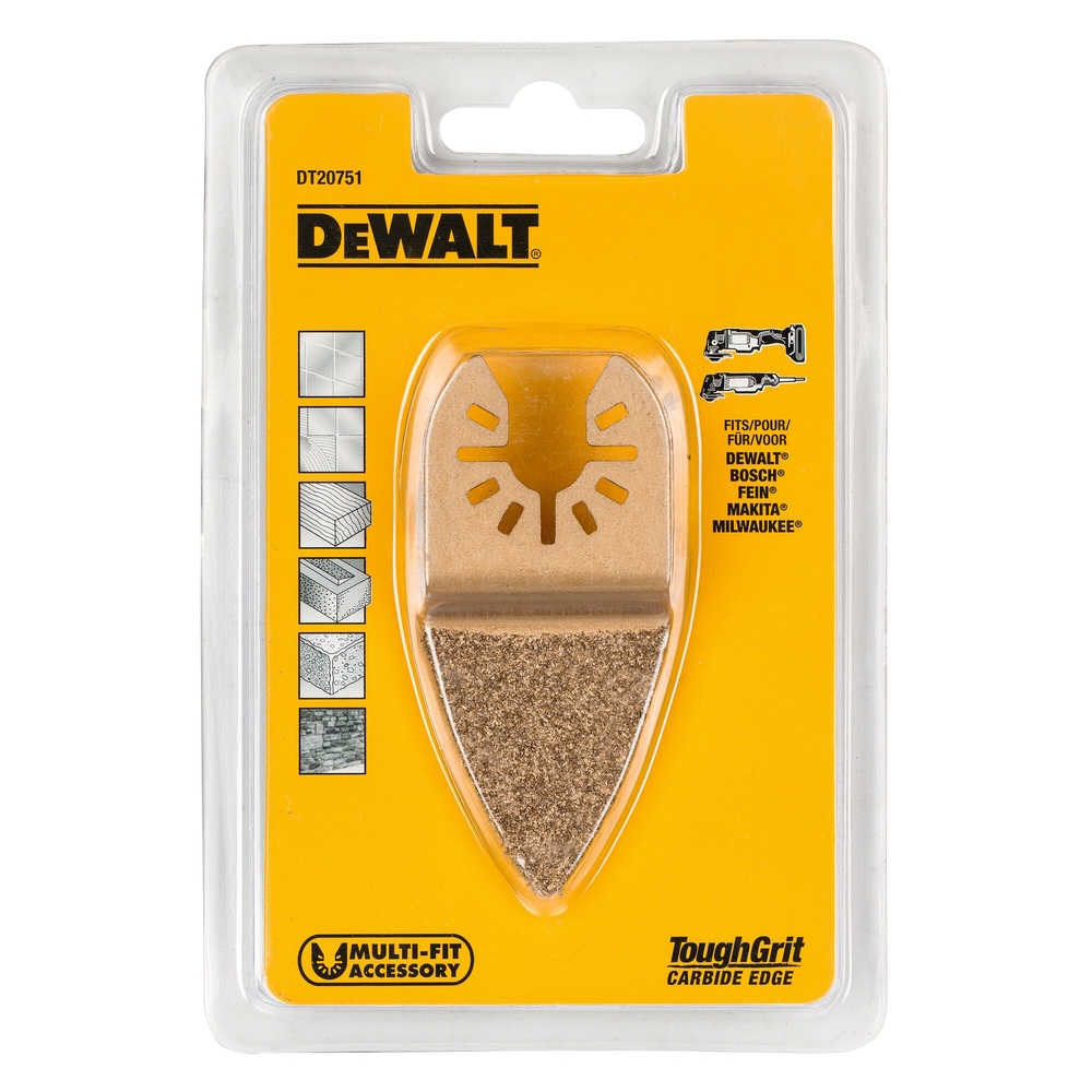 Lame diamant triangulaire pour multi-cutter - DT20751-QZ - DEWALT