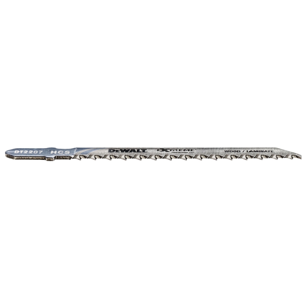 Lame scie sauteuse XPC denture inversée HCS profondeur de coupe < 40mm attache T - DT2207-QZ - DEWALT