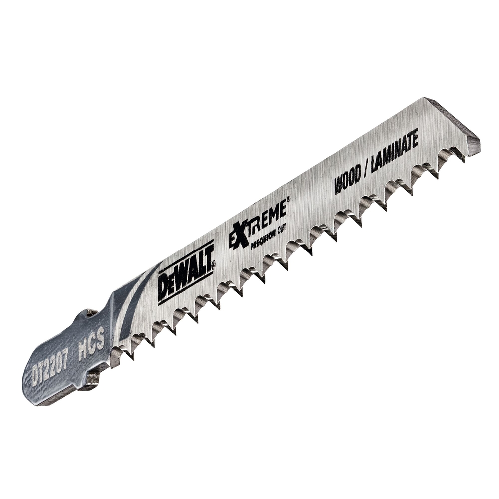 Lame scie sauteuse XPC denture inversée HCS profondeur de coupe < 40mm attache T - DT2207-QZ - DEWALT