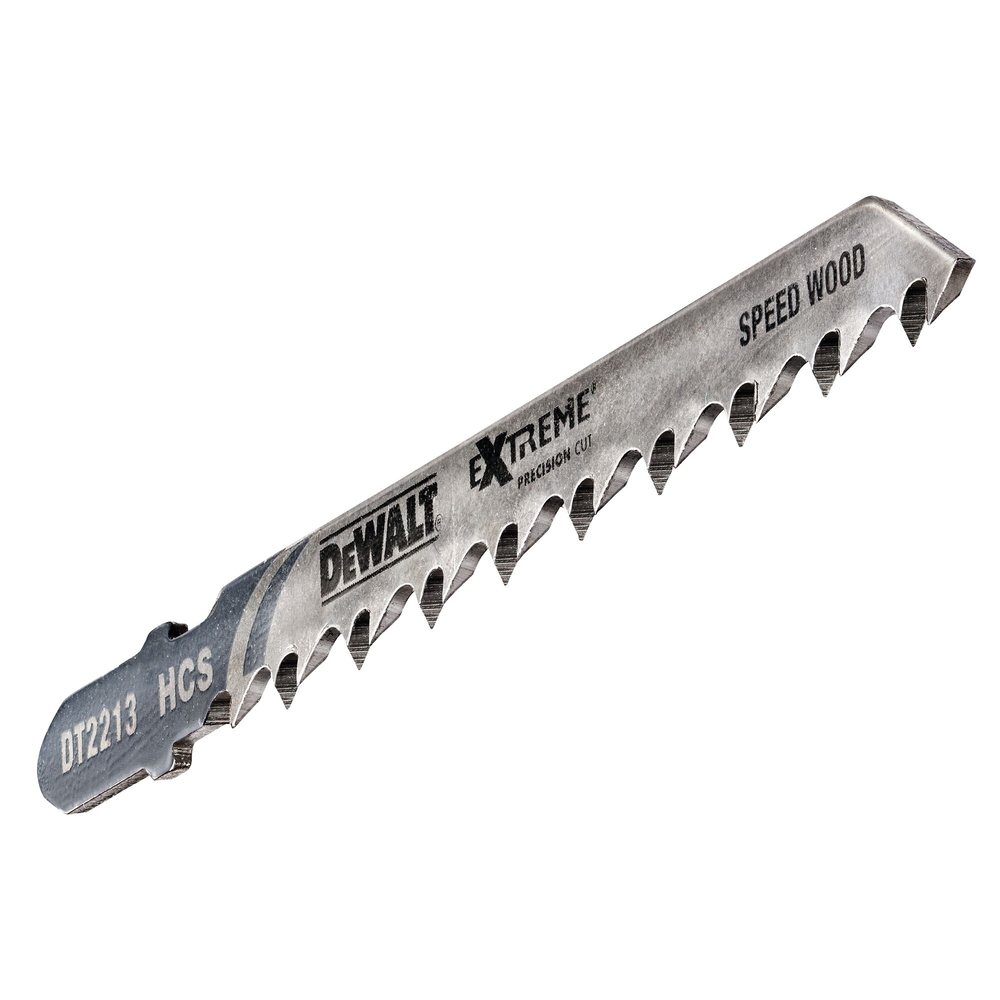 Lame scie sauteuse XPC denture fraisée HCS profondeur de coupe < 60 mm attache T - DT2213-QZ - DEWALT