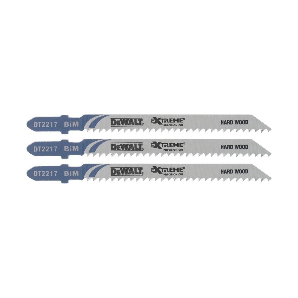 Lame scie sauteuse XPC denture rectifiée BiM profondeur de coupe <30mm attache T - DT2217-QZ - DEWALT