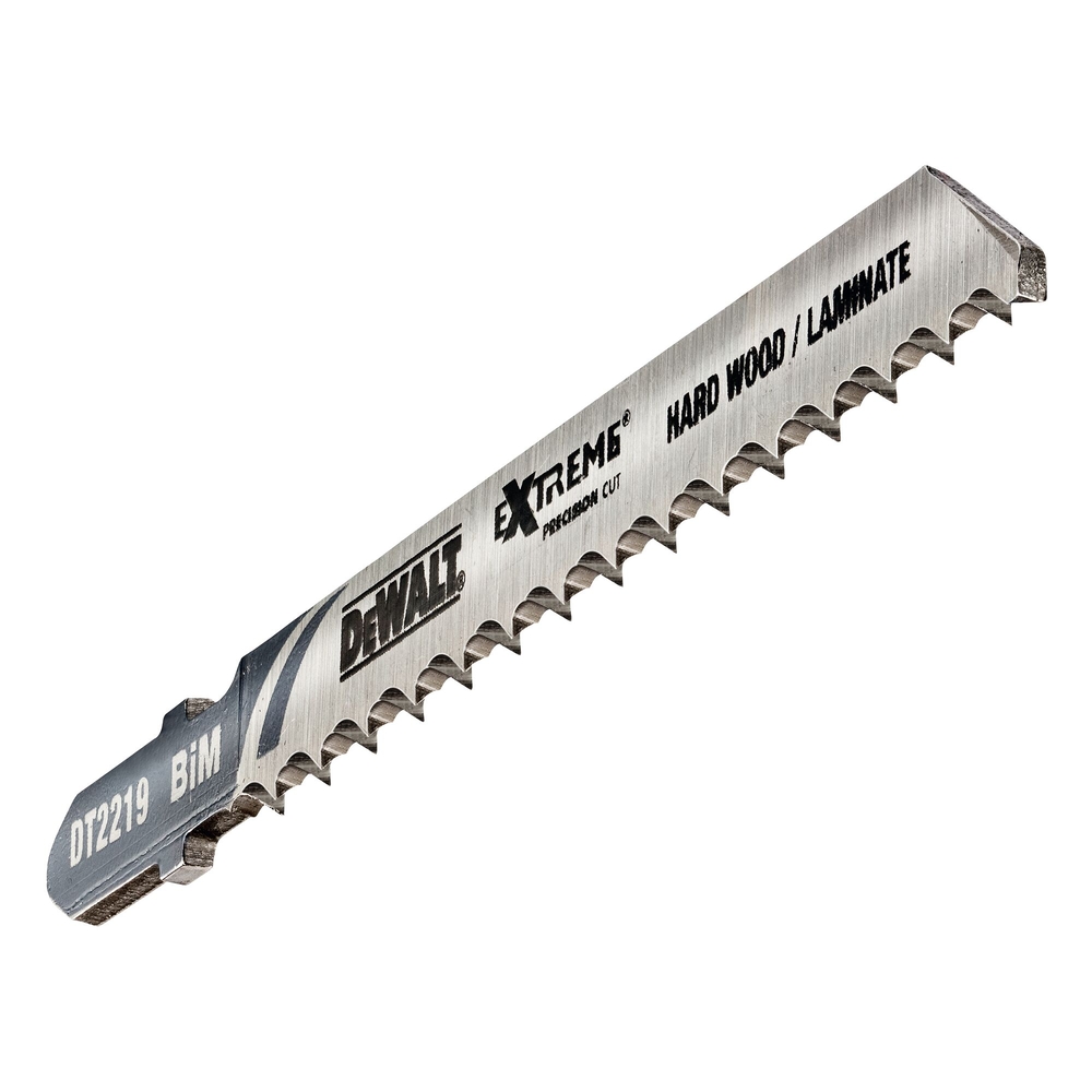 Lame scie sauteuse XPC denture inversée BiM profondeur de coupe < 40mm attache T - DT2219-QZ - DEWALT