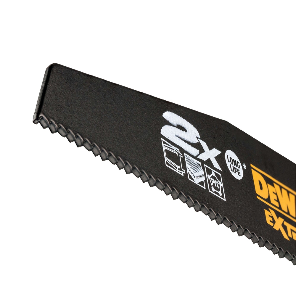 Lame de scie sabre BiM 2X Long Life pour la coupe du bois et métal 152 mm - DT2301L-QZ - DEWALT