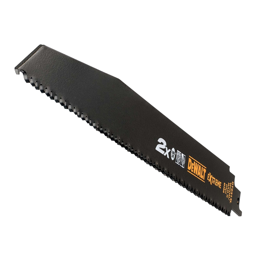 Lame de scie sabre BiM 2X Long Life pour la coupe du bois avec clous 305 mm - DT2314L-QZ - DEWALT