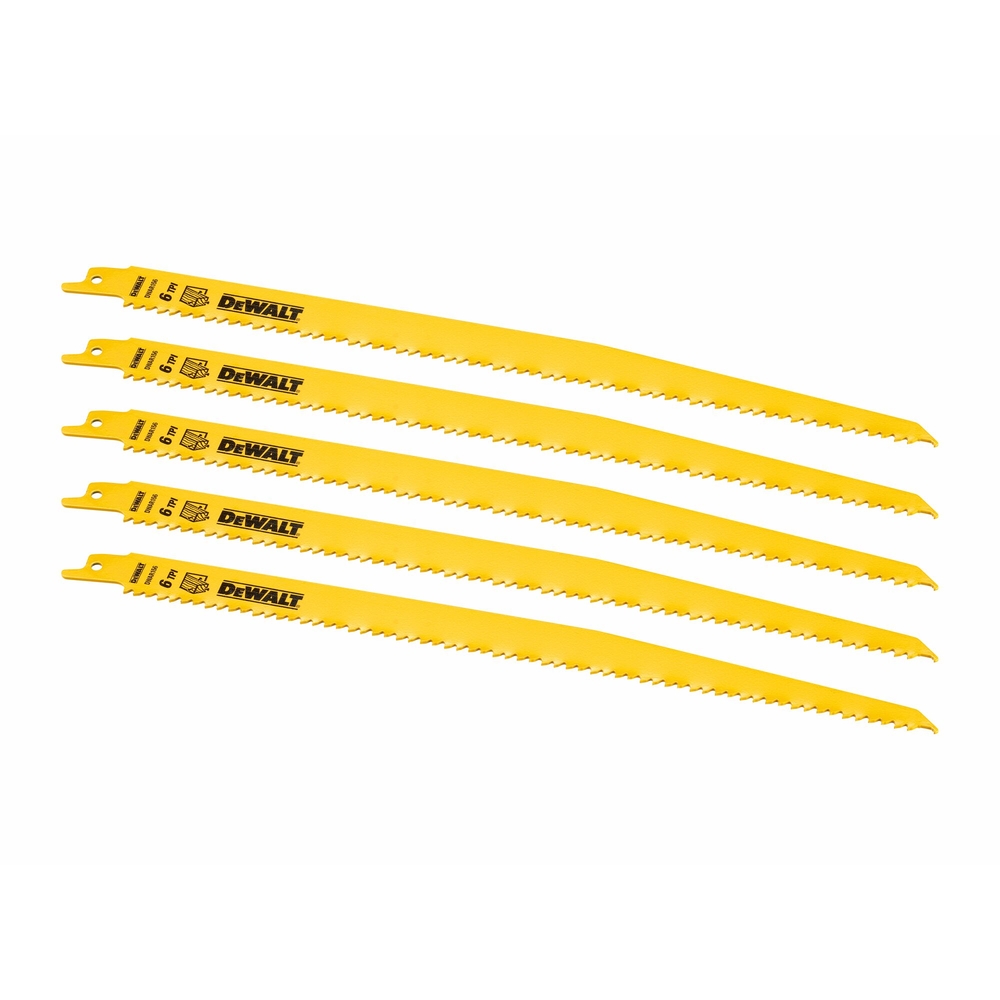 Lame de scie sabre BiM Plungepoint pour la coupe du bois 228 mm - DT2350-QZ - DEWALT