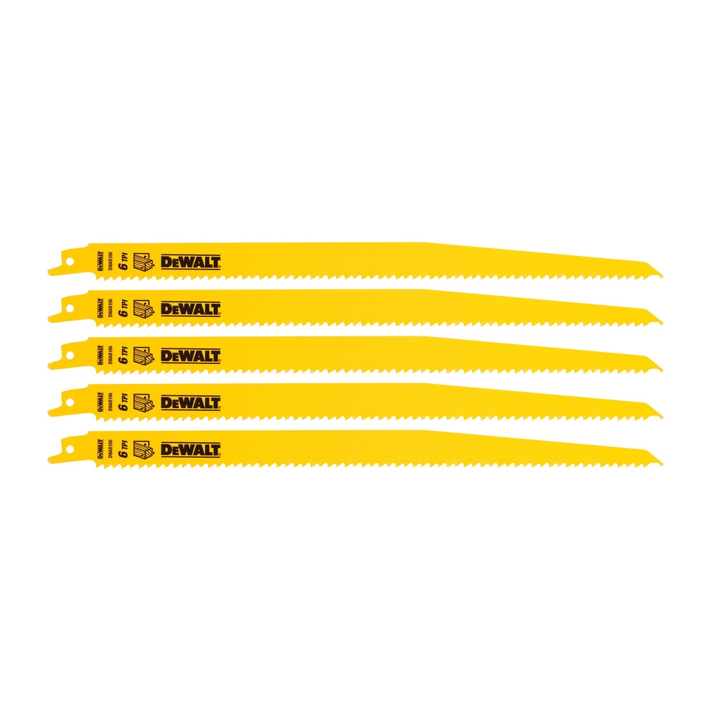 Lame de scie sabre BiM Plungepoint pour la coupe du bois 228 mm - DT2350-QZ - DEWALT