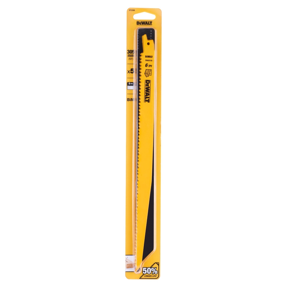 Lame de scie sabre BiM Plungepoint pour la coupe du bois 228 mm - DT2350-QZ - DEWALT