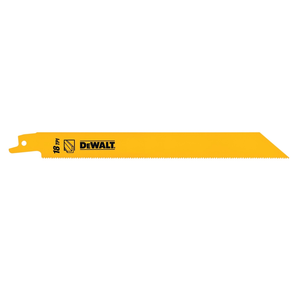Lame de scie sabre BiM pour la coupe du métal 203 mm profondeur < 3 mm / 14 TPI - DT2354-QZ - DEWALT