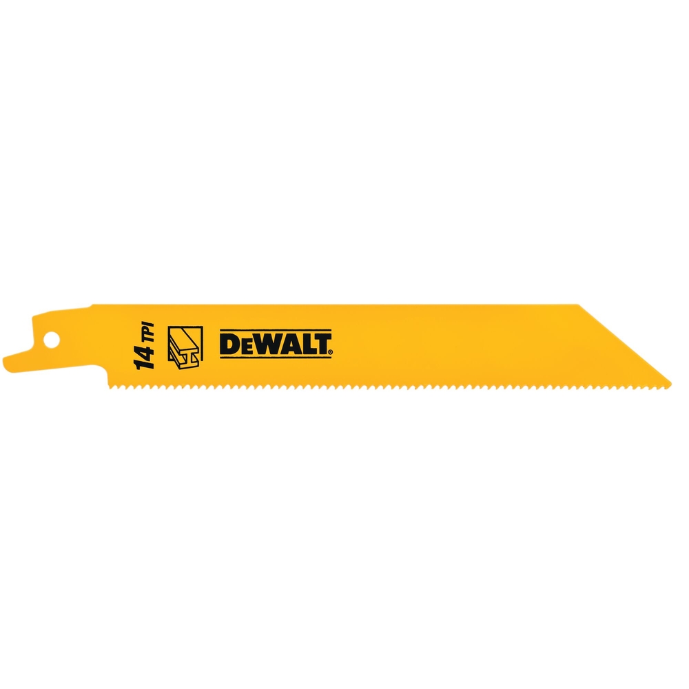 Lame de scie sabre BiM pour la coupe du métal 152 mm profondeur < 8 mm / 18 TPI - DT2361-QZ - DEWALT