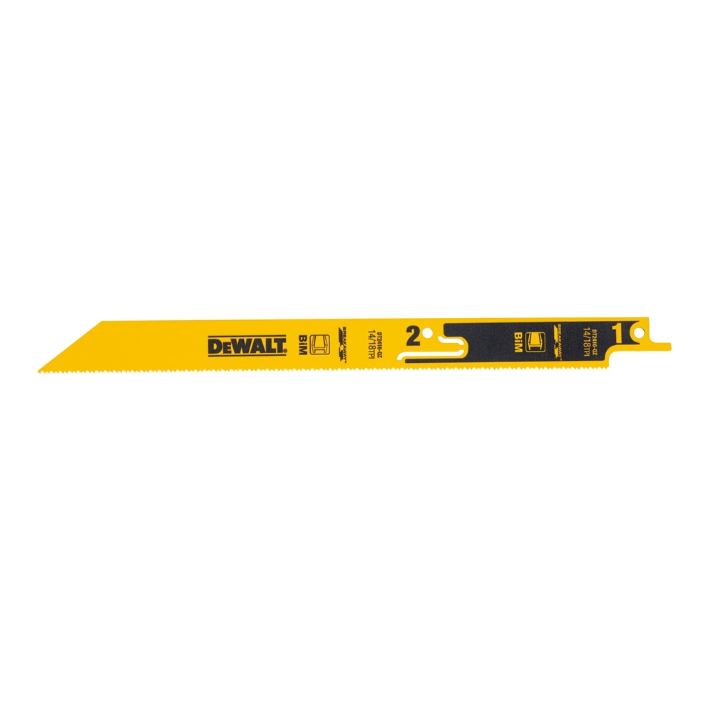 Lame de scie sabre sécable BiM pour la coupe du métal 230 mm - DT2416-QZ - DEWALT