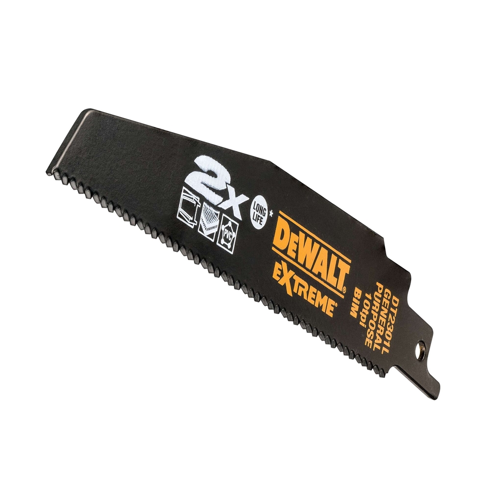 Coffret de 12 lames pour scie sabre + boite de rangement - DT2441L-QZ - DEWALT