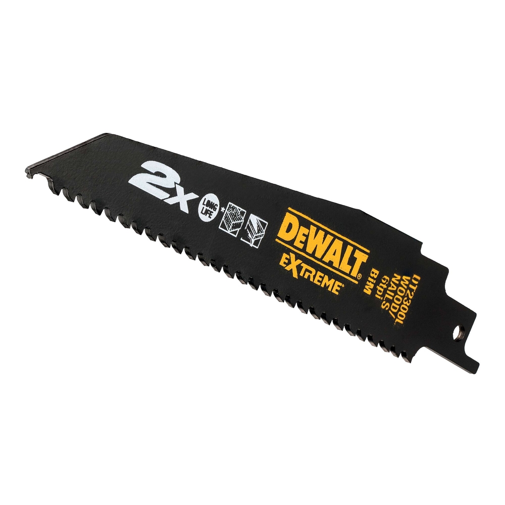 Coffret de 8 lames pour scie sabre + boite de rangement - DT2443L-QZ - DEWALT