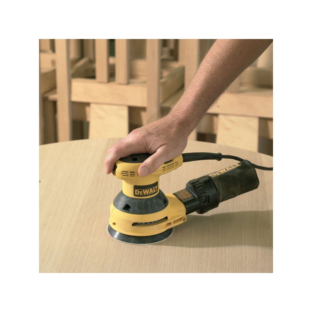 Disque abrasif velcro ponceuses excentriques grain 320 - 8 perforations ø 125 mm - DT3108-QZ - DEWALT