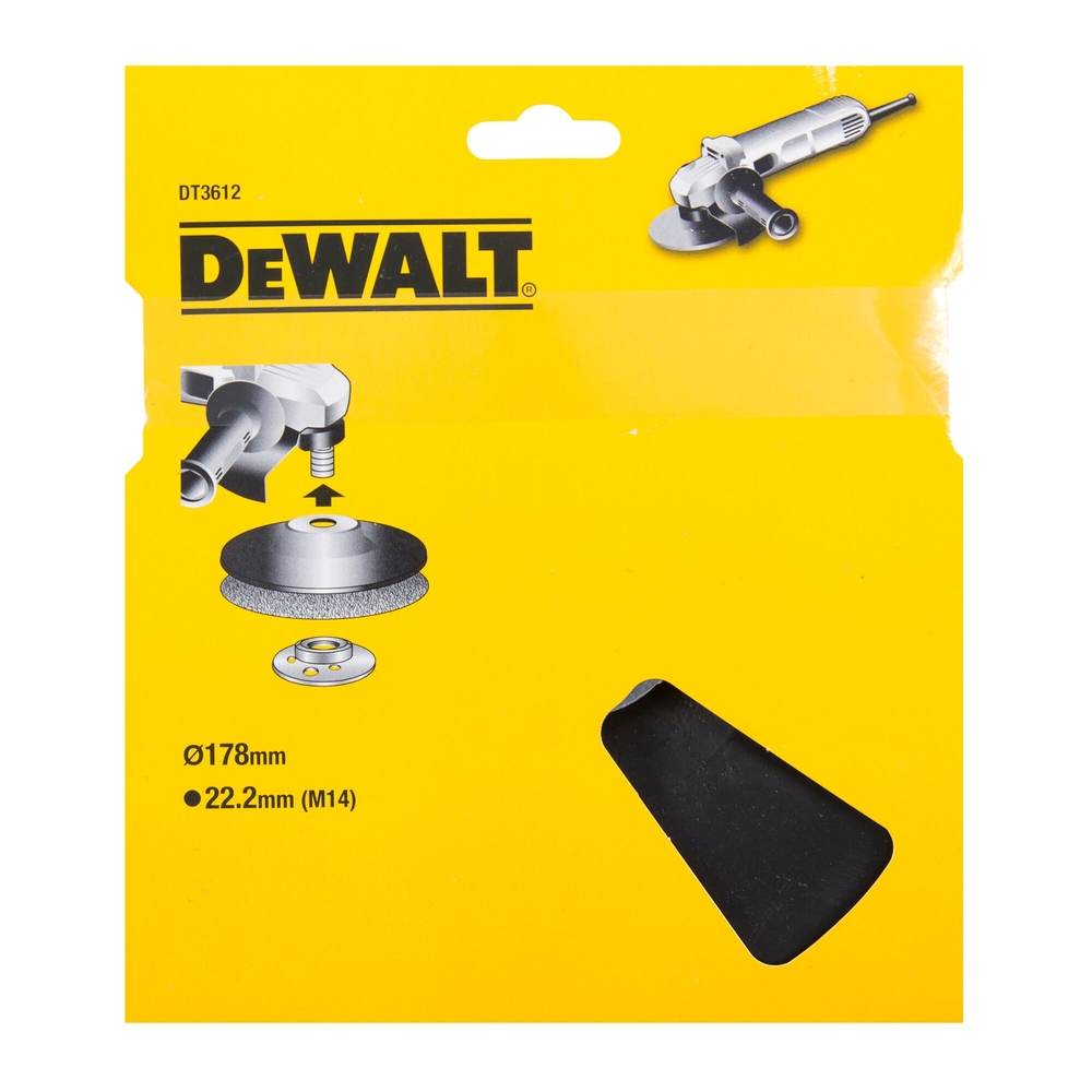 Plateau de ponçage pour meuleuse 178 mm M14 8500tr/min - DT3612-QZ - DEWALT