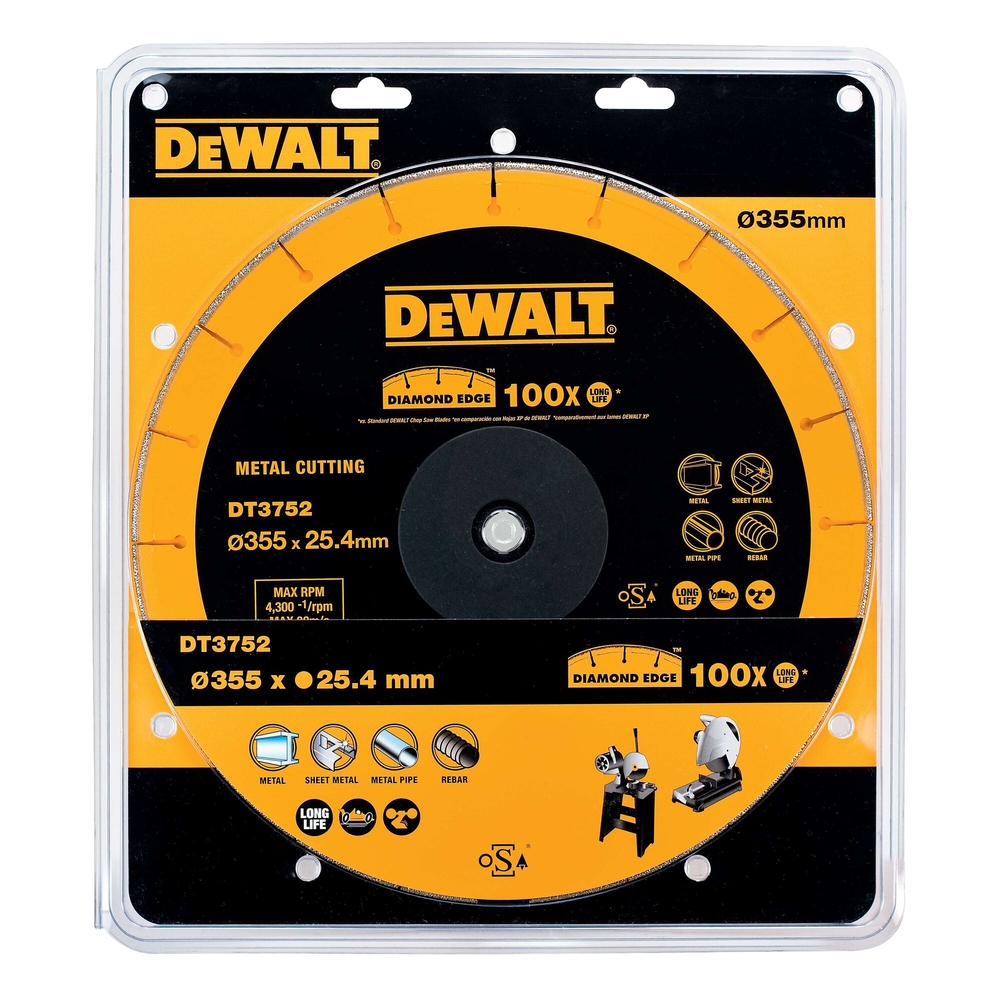 Disque diamant à tronçonner le métal Extreme pour tronçonneuse DW875/871 - DT3752-QZ - DEWALT