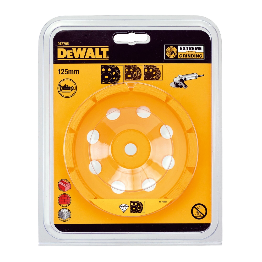 Plateau de surfaçage pour la pierre 125 mm M14 simple - DT3795-QZ - DEWALT