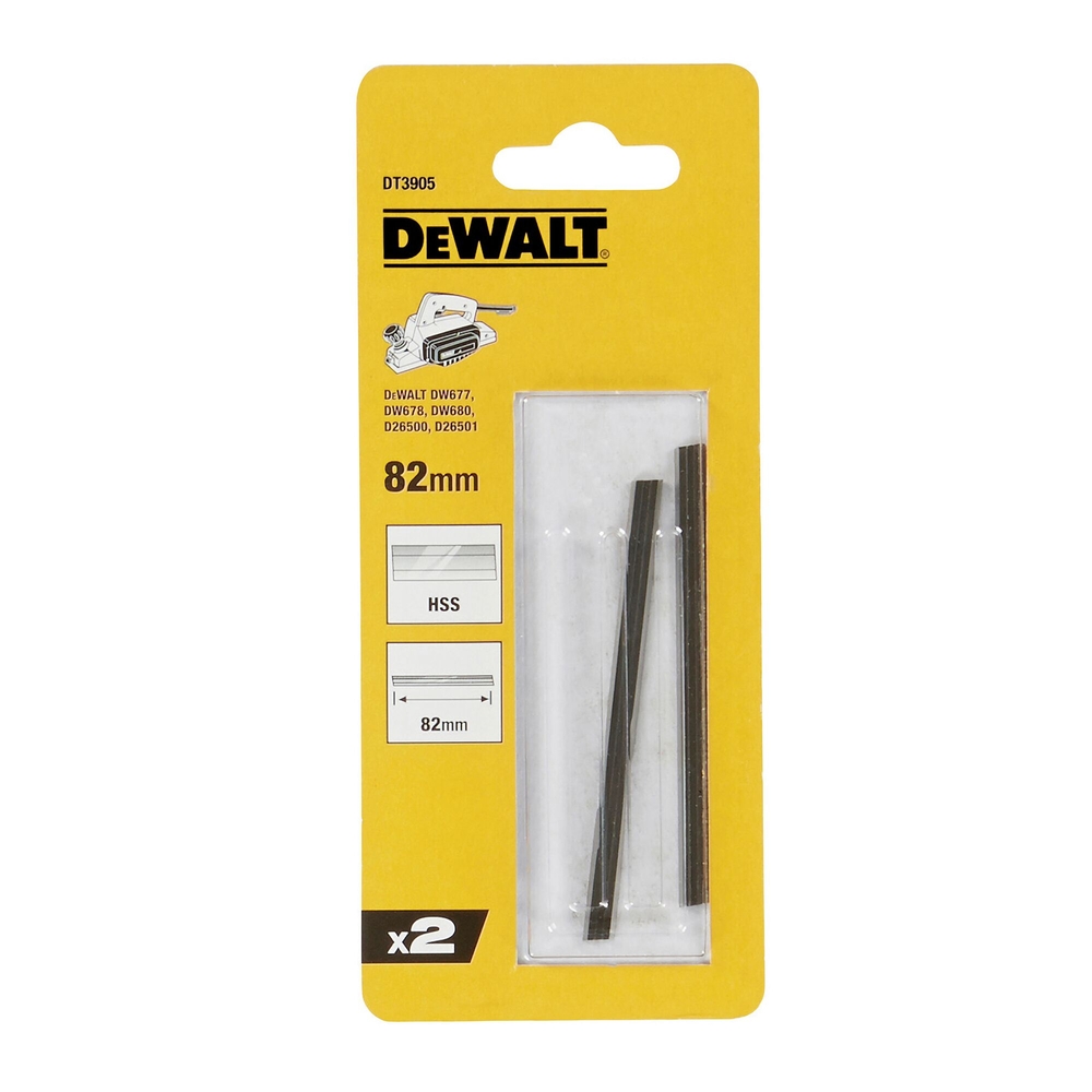 Fers de rabot HSS pour DW677, DW678K, DW678EK, DW680K - DT3905-QZ - DEWALT