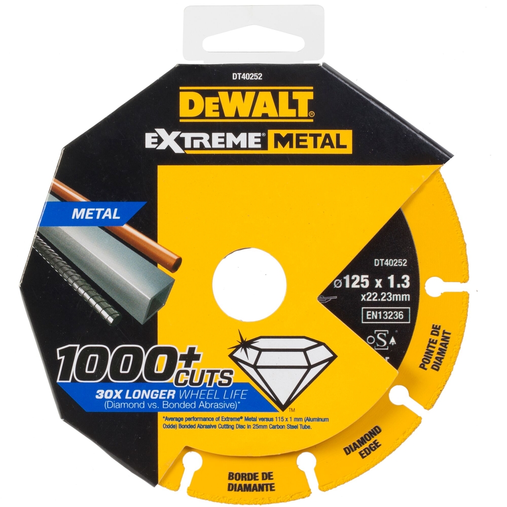 Disque Extreme métal 125 x 22,23 x 1,3 mm - DT40252-QZ - DEWALT