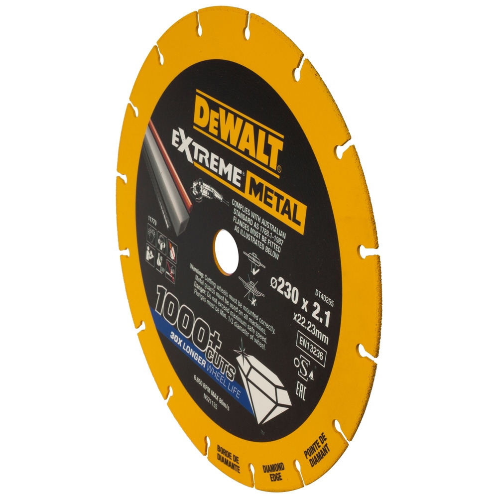 Disque Extreme métal 230 x 22,23 x 1,5 mm - DT40255-QZ - DEWALT