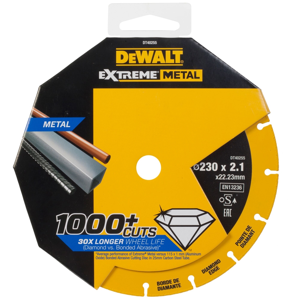 Disque Extreme métal 230 x 22,23 x 1,5 mm - DT40255-QZ - DEWALT