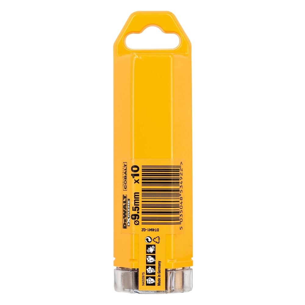 Foret métal HSS-CO Extreme 10 pièces 9,5 x 81 x 125 mm - DT4941-QZ - DEWALT