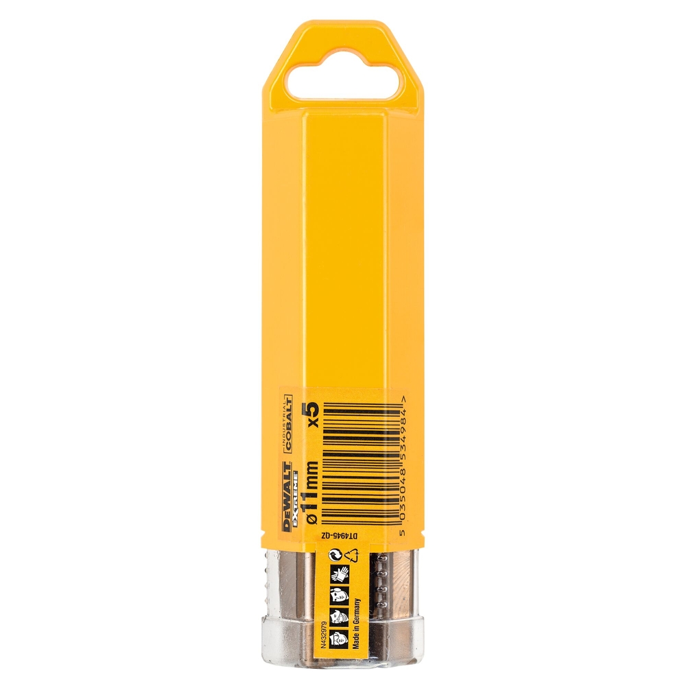 Foret métal HSS-CO Extreme 5 pièces 11 x 94 x 142 mm - DT4945-QZ - DEWALT