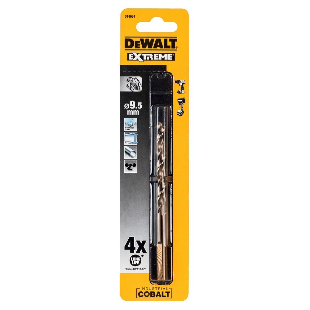 Foret métal HSS-CO Extreme 9,5 x 78 x 125 mm - DT4964-QZ - DEWALT