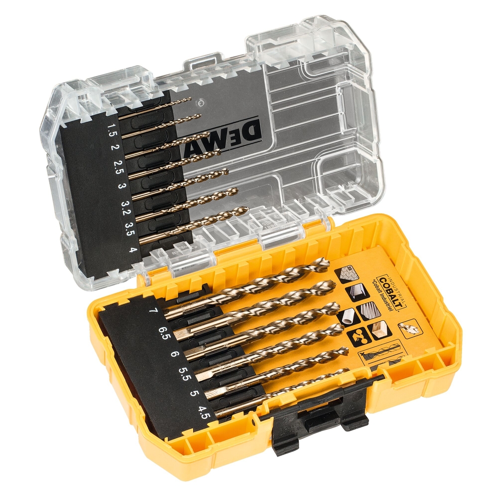 Coffret plastique de 13 forets métal Extreme Cobalt HSS-CO - DT4968-QZ - DEWALT