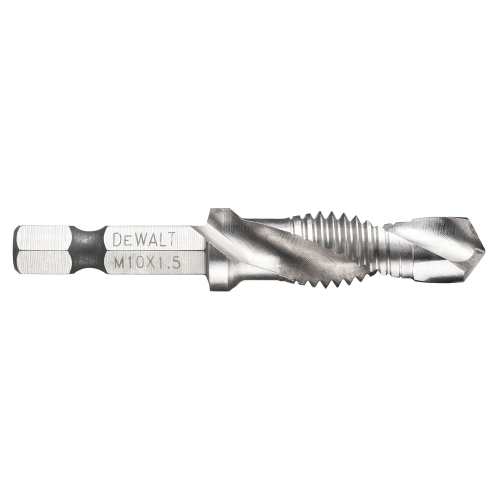5 Forets à tarauder 156 mm emmanchement hexagonal (M4, M5, M6, M8, M10) - DT50060-QZ - DEWALT