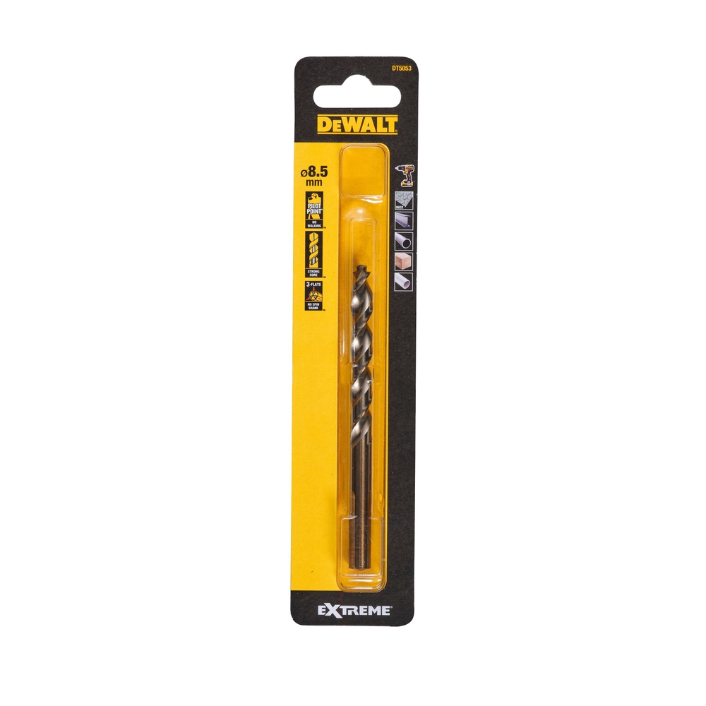 Foret métal HSS-G Extreme 8,5 x 72 x 117 mm - DT5053-QZ - DEWALT