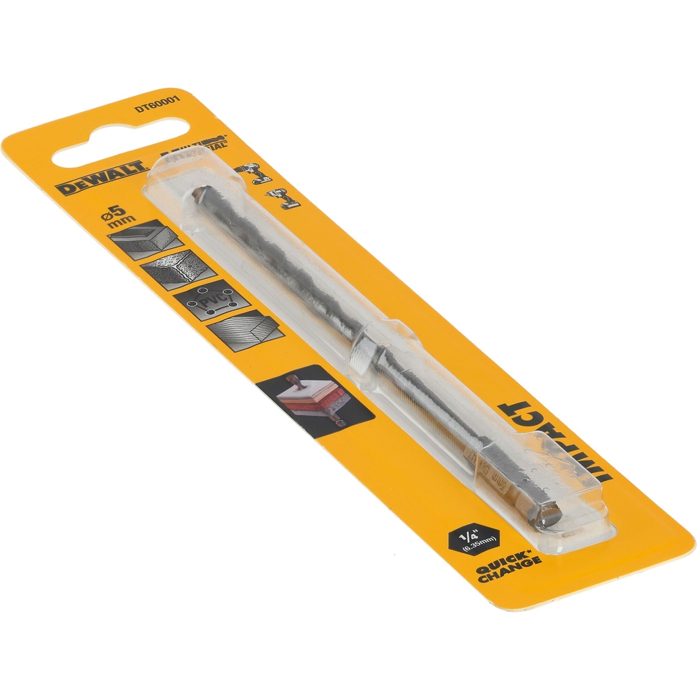 Foret multi-matériaux impact 5 x 100 x 152 mm - DT60001-QZ - DEWALT