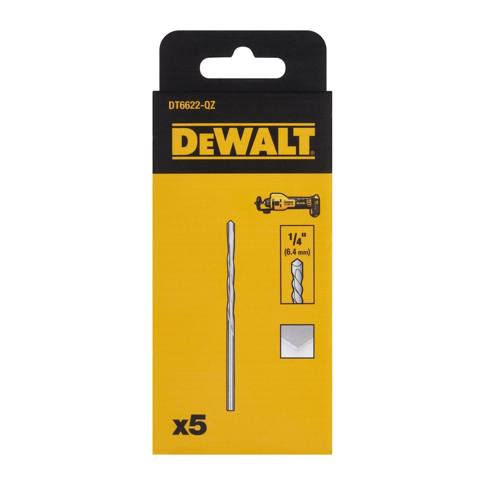 Forets plaque de plâtre 1/4 43x73mm - DT6622-QZ - DEWALT