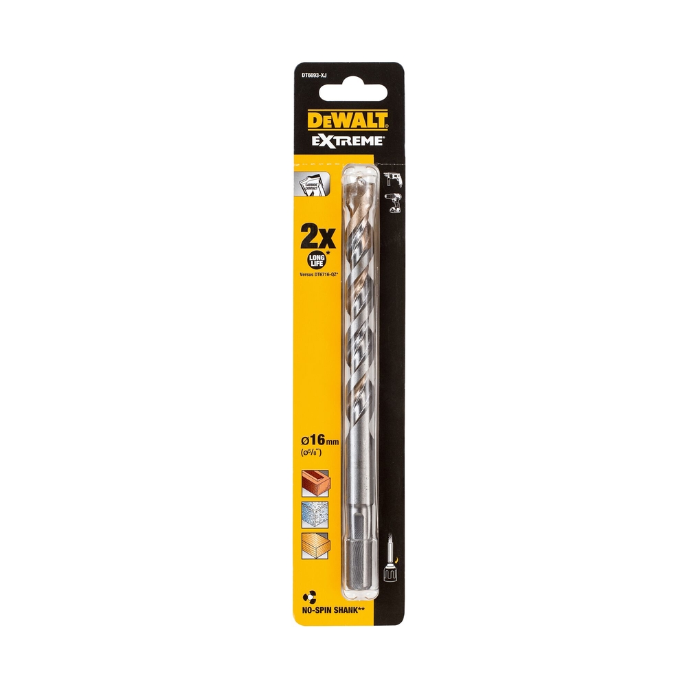 Foret béton carbure Extreme 16 x 150 x 200 mm - DT6693-XJ - DEWALT