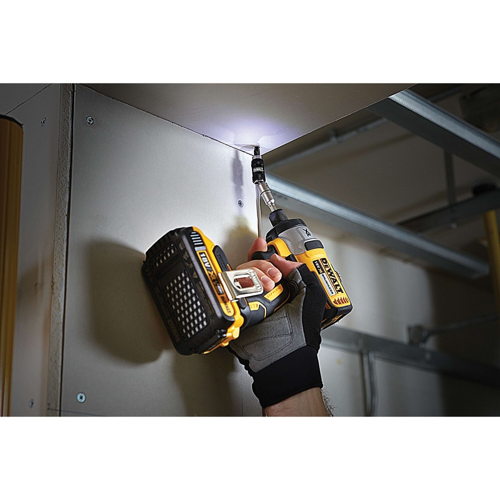 Porte-embouts pivotant à 20° + embouts de vissage impact-torsion - DT70518T-QZ - DEWALT