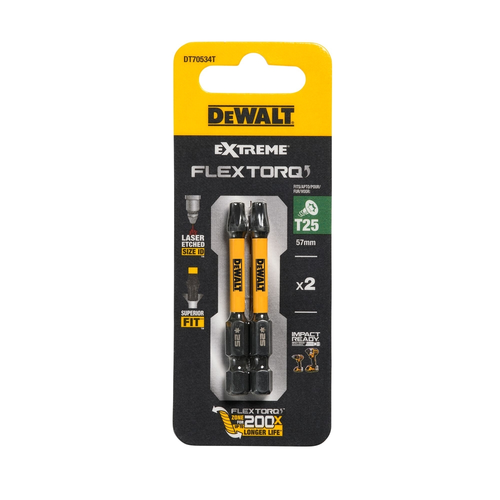 Embout Flextorq 57 mm T25 - DT70534T-QZ - DEWALT