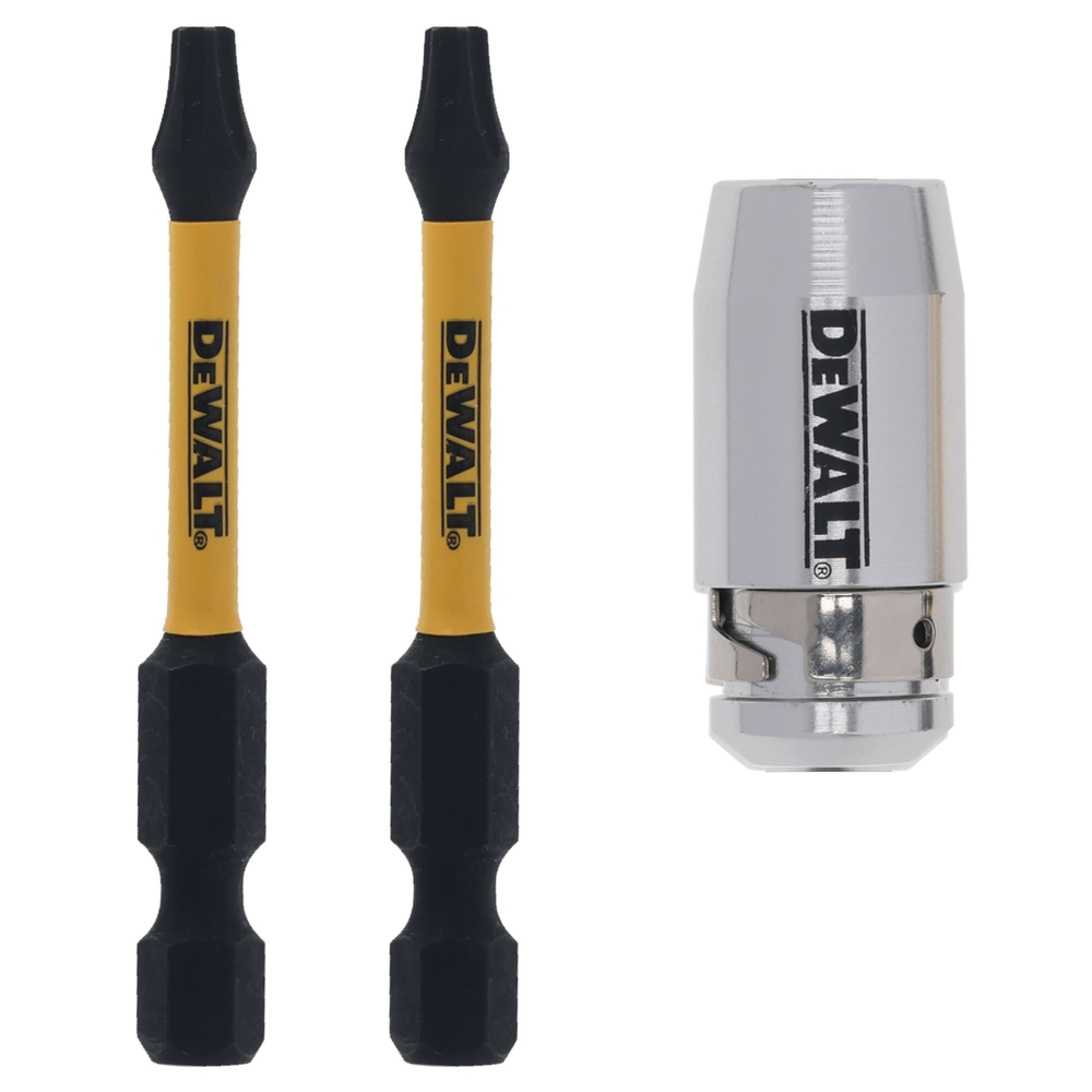 Bague avec 2 embouts Extreme impact-torsion T20 57 mm  - DT70537T-QZ - DEWALT