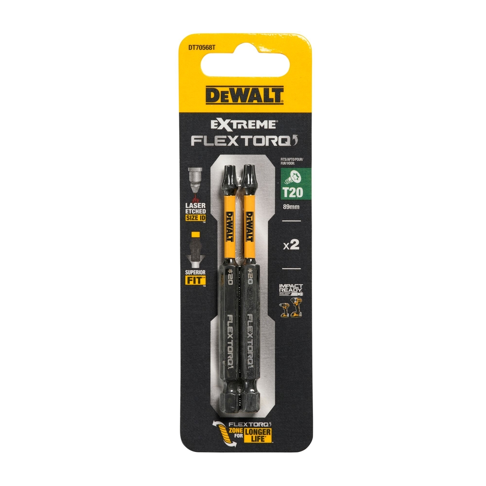 Embouts Flextorq 89 mm T20 - DT70568T-QZ - DEWALT