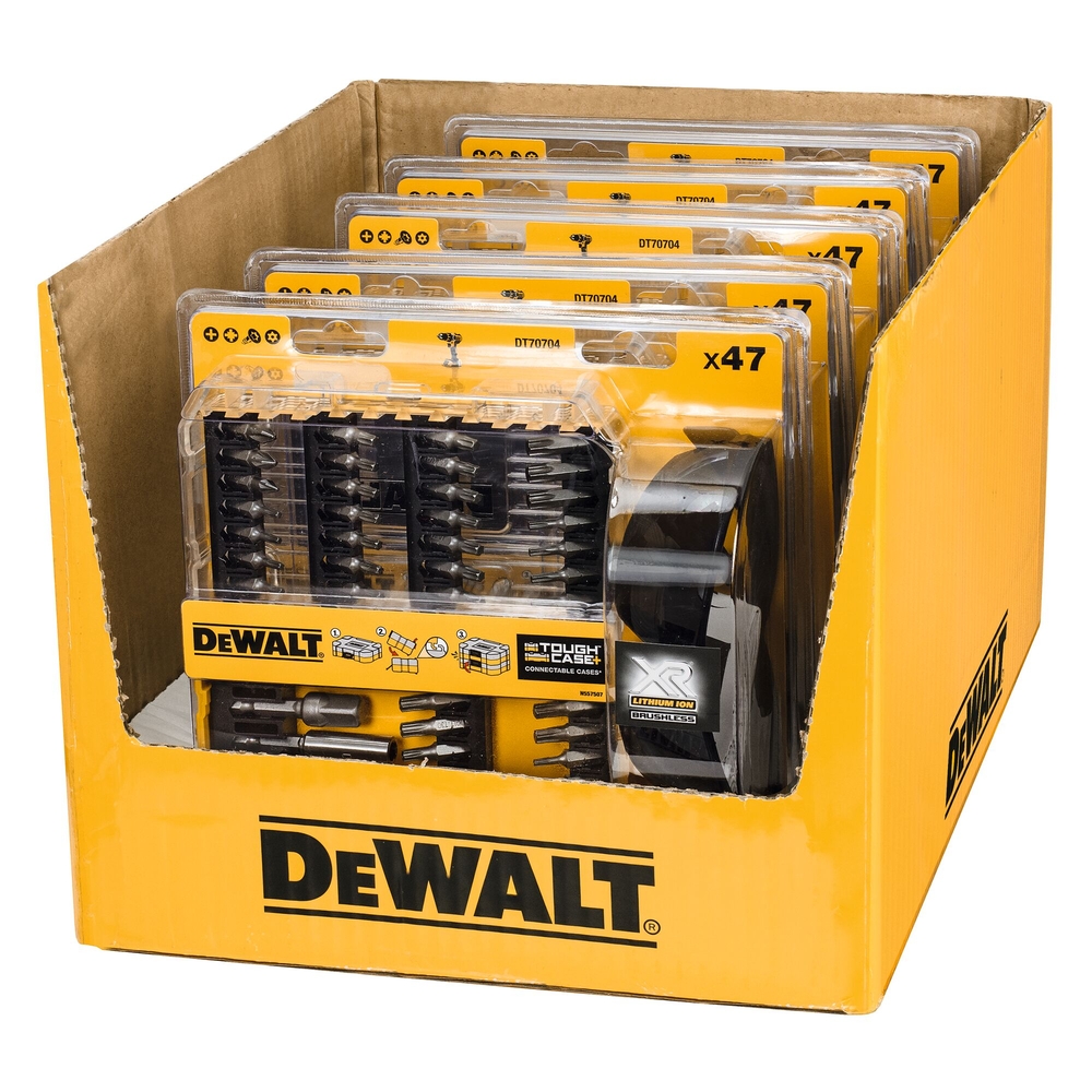 Petit coffret TOUGHCASE 47 pièces - DT70704-QZ - DEWALT