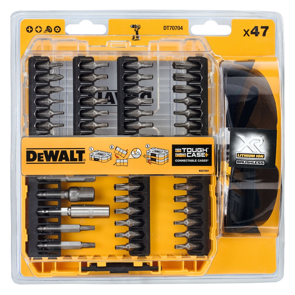Petit coffret TOUGHCASE 47 pièces - DT70704-QZ - DEWALT
