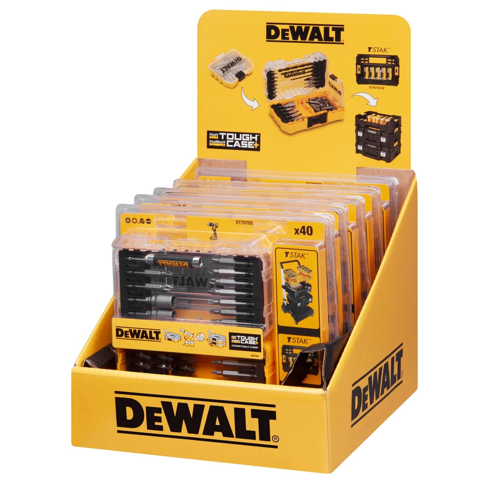 Petit coffret TOUGHCASE 40 pièces - DT70705-QZ - DEWALT