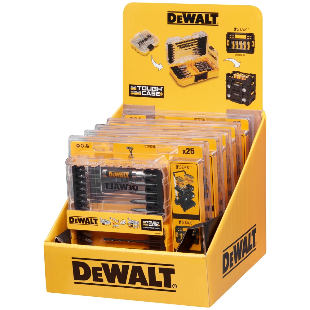 Petit coffret TOUGHCASE 25 pièces - DT70708-QZ - DEWALT